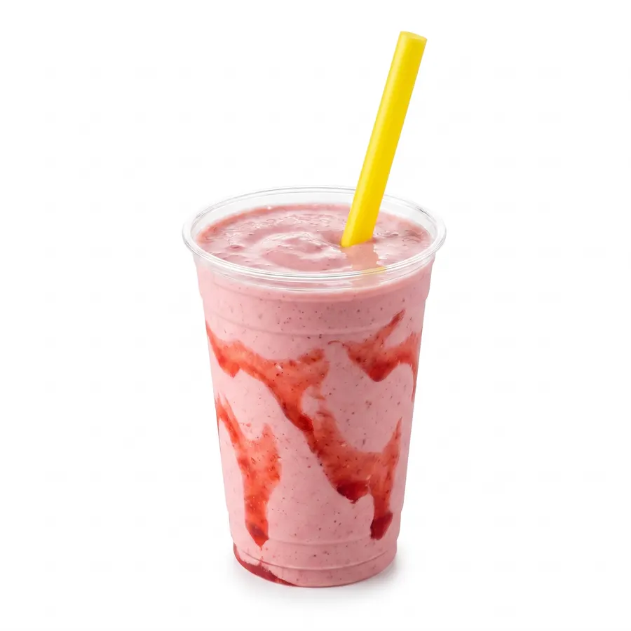 Milk shake de morango